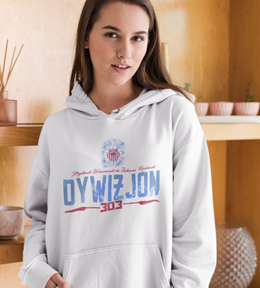 Damska bluza z kapturem DYWIZJON 303